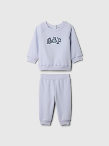 Baby VintageSoft Bear Logo Sweat Set