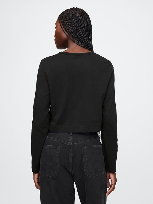 Image number 2 showing, Organic Cotton VintageSoft Crop T-Shirt