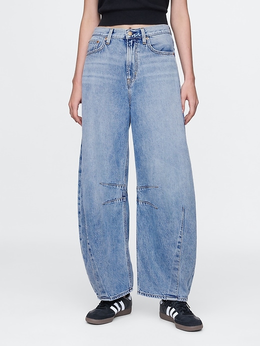 Image number 2 showing, High Rise UltraSoft Horseshoe Jeans
