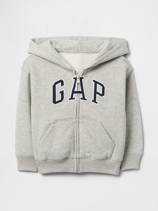 Image number 1 showing, Baby & Toddler VintageSoft Zip Logo Hoodie