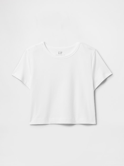 Image number 4 showing, Organic Cotton VintageSoft Crop T-Shirt
