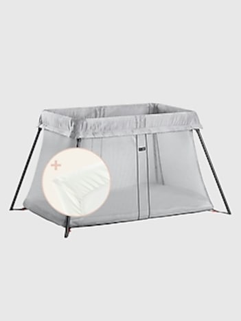 BabyBjorn Travel Crib Light and Fitted Sheet Bundle Pack