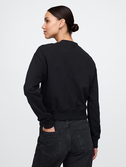 Image number 2 showing, Heavyweight French Terry Crop Sweatshirt