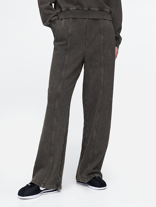 Image number 2 showing, Heavyweight French Terry Seamed Straight Sweatpants