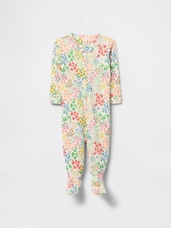 Baby Organic Cotton Footed One-Piece