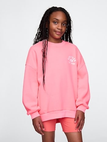 Kids VintageSoft NYC Logo Tunic Sweatshirt