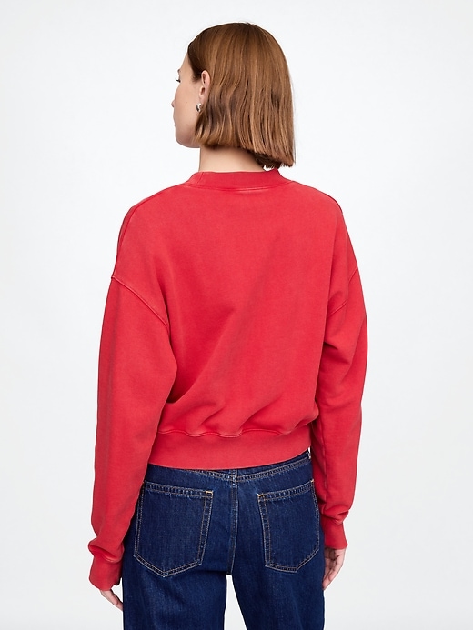 Image number 2 showing, Heavyweight French Terry Crop Sweatshirt