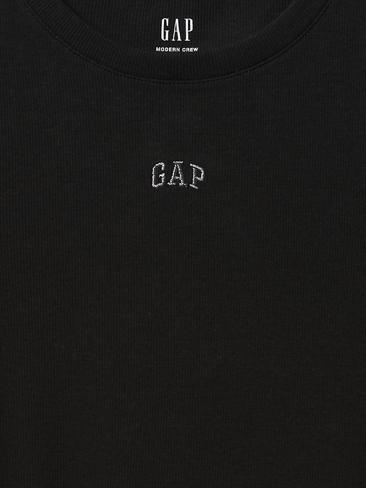 Image number 4 showing, Modern Logo Crop T-Shirt