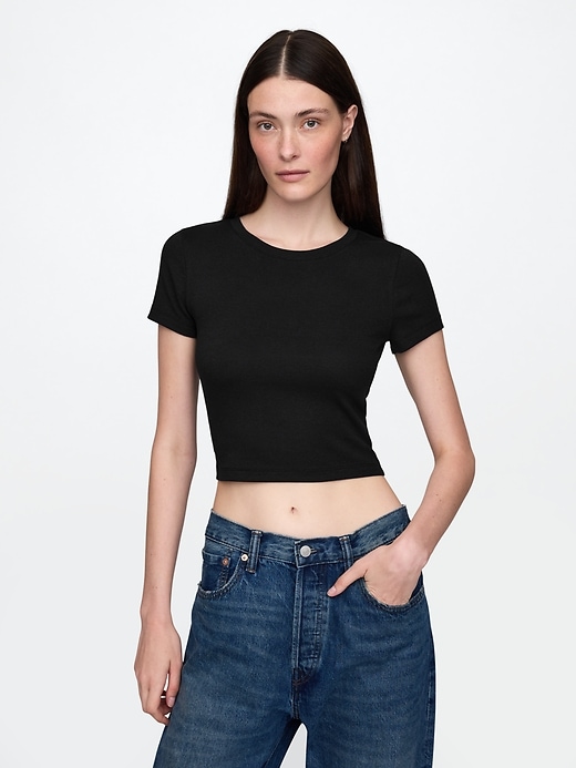 Image number 1 showing, Modern Crop T-Shirt