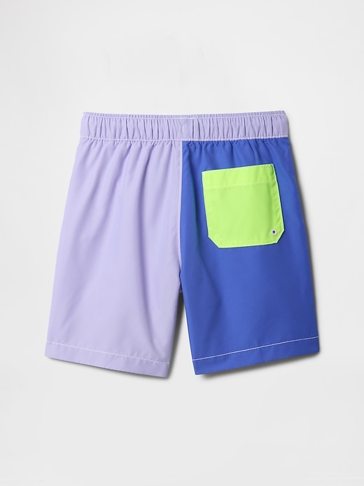 Image number 2 showing, Kids 5" Recycled Swim Trunks