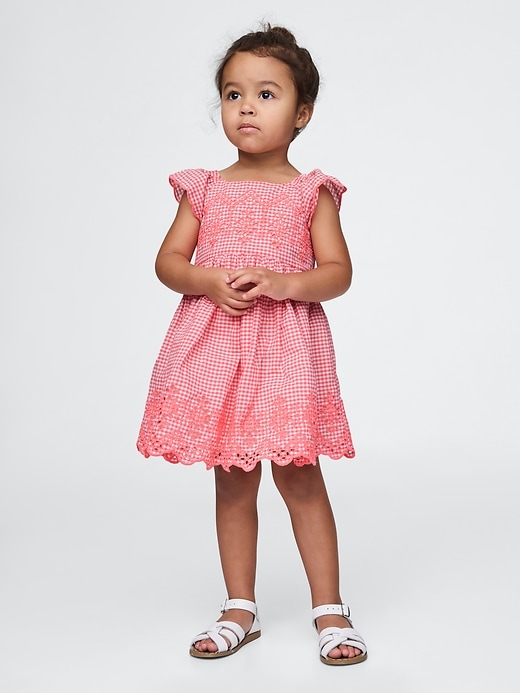 Image number 1 showing, Baby & Toddler Eyelet Dress