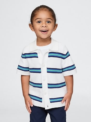 Baby & Toddler Crochet Cabana Shirt