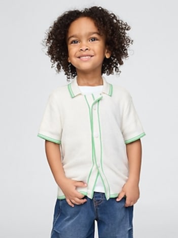 Baby & Toddler Textured Sweater Shirt