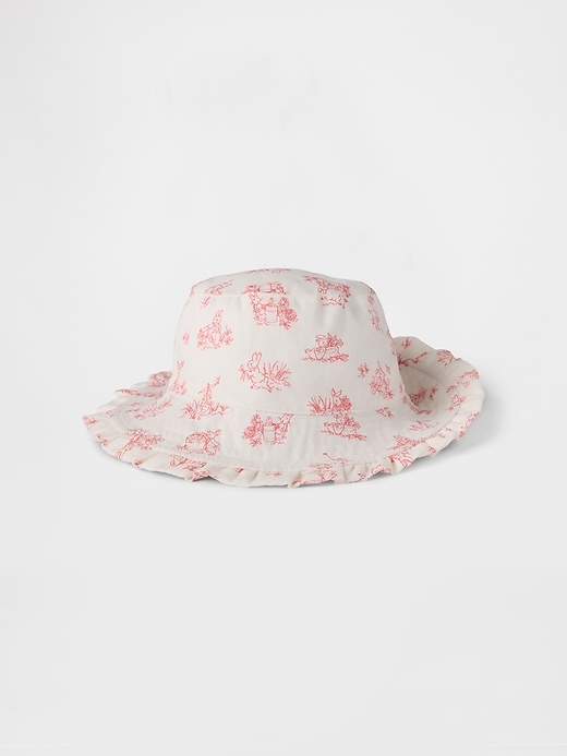 Image number 1 showing, Baby & Toddler Peter Rabbit™ Organic Cotton Bucket Hat