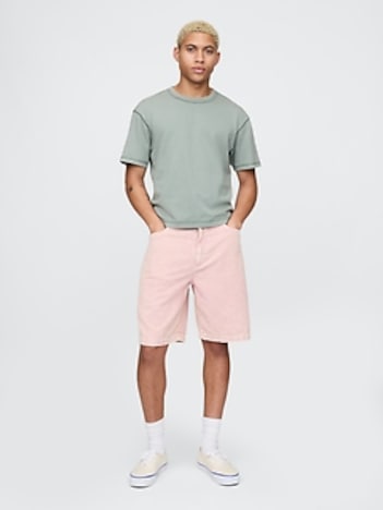Washed Corduroy Shorts