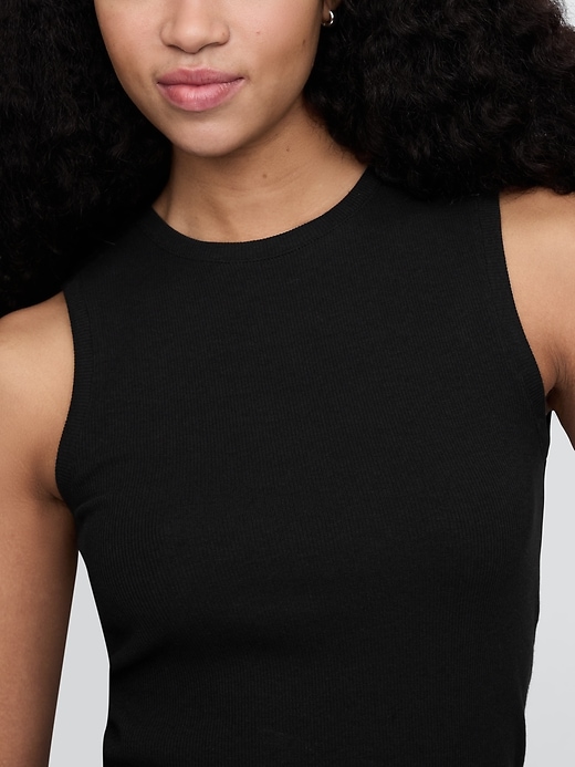 Image number 4 showing, Modern Rib High-Neck Top