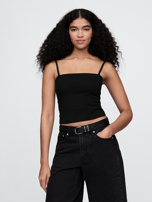 Image number 1 showing, CloseKnit Crop Tube Top