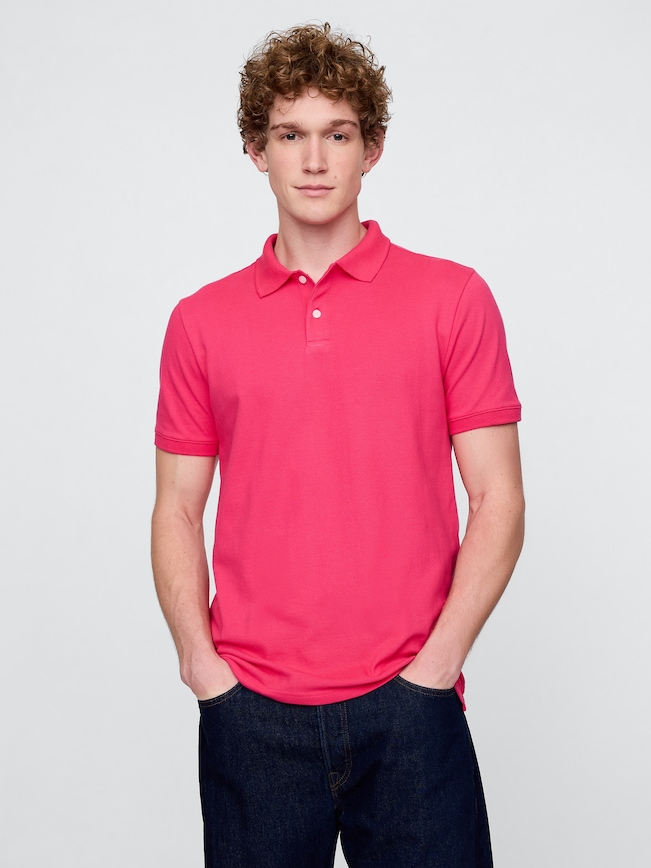 Pique Polo Shirt
