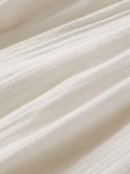 Image number 4 showing, Cotton Gauze Mixed Media Maxi Dress
