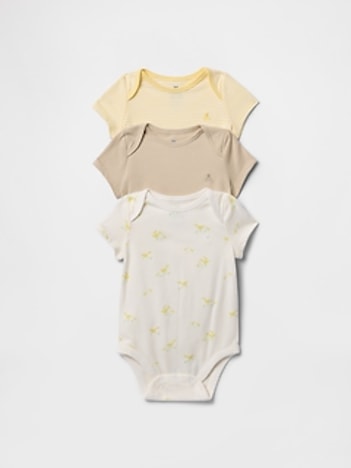 Baby First Favorites Organic Cotton Bodysuit (3-Pack)