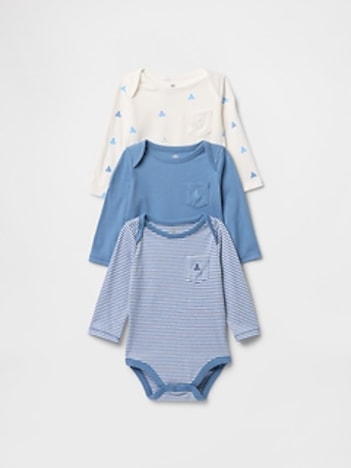Baby First Favorites Organic Cotton Bodysuit (3-Pack)