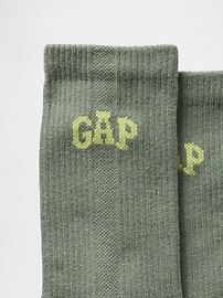 Image number 2 showing, Gap Logo Athletic Crew Socks