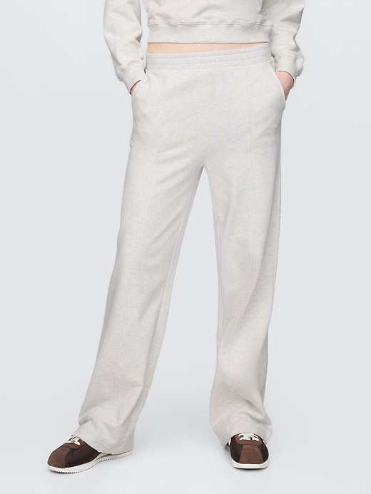 Image number 2 showing, Heavyweight French Terry Seamed Straight Sweatpants