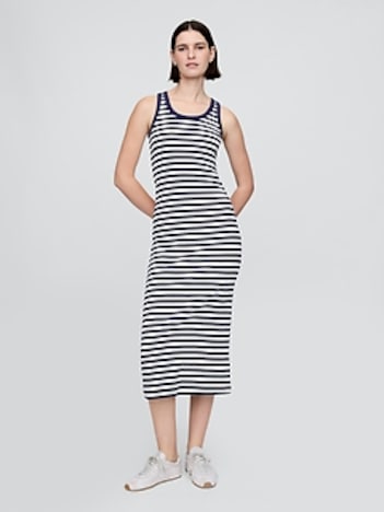 Rib Midi Tank Dress