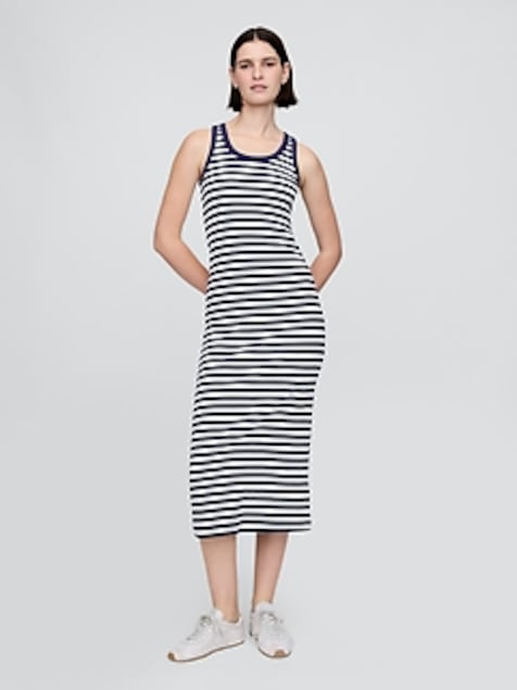 Rib Midi Tank Dress