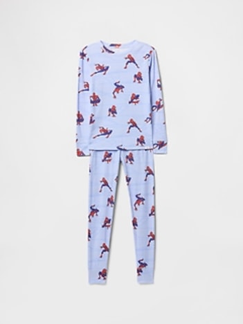 Kids Marvel Organic Brushed Cotton Spider-Man PJ Set