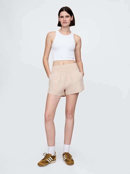 View large product image 1 of 28. GapFit High Rise Running Shorts