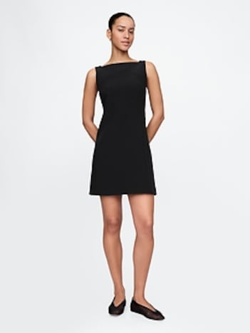 BiStretch Square Neck Mini Dress