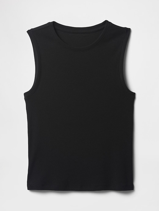 Image number 5 showing, Modern Rib High-Neck Top