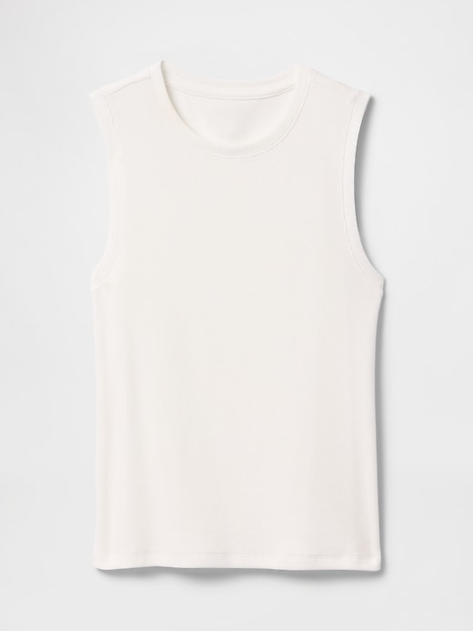 Image number 5 showing, Modern Rib High-Neck Top