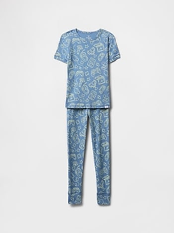 Kids Organic Brushed Cotton PJ Set