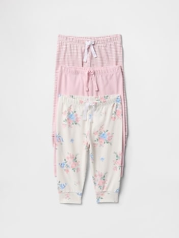 Baby First Favorites Organic Cotton Pull-On Pants (3-Pack)