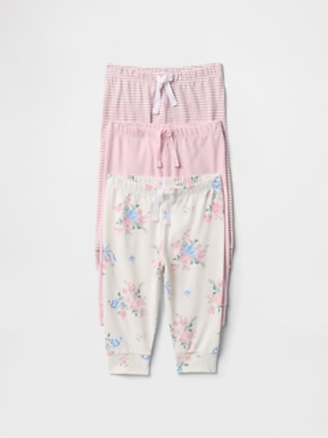 Baby First Favorites Organic Cotton Pull-On Pants (3-Pack)