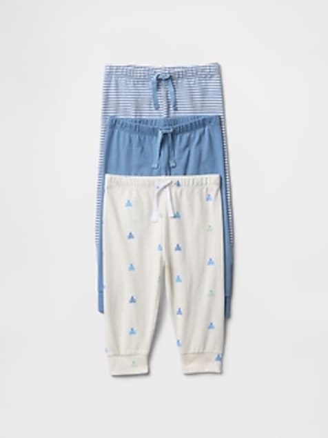 Baby First Favorites Organic Cotton Pull-On Pants (3-Pack)