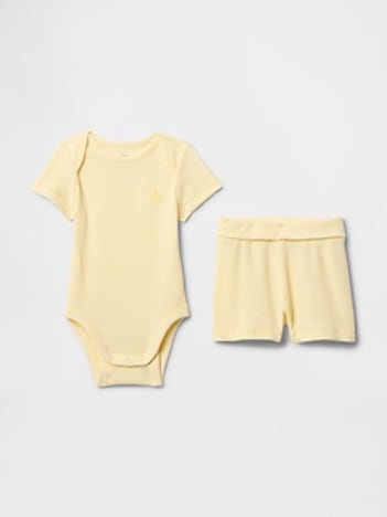 Baby Grow-With-Me TinyRib Outfit Set