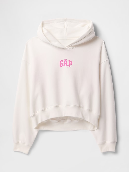 Image number 4 showing, VintageSoft Crop Logo Hoodie