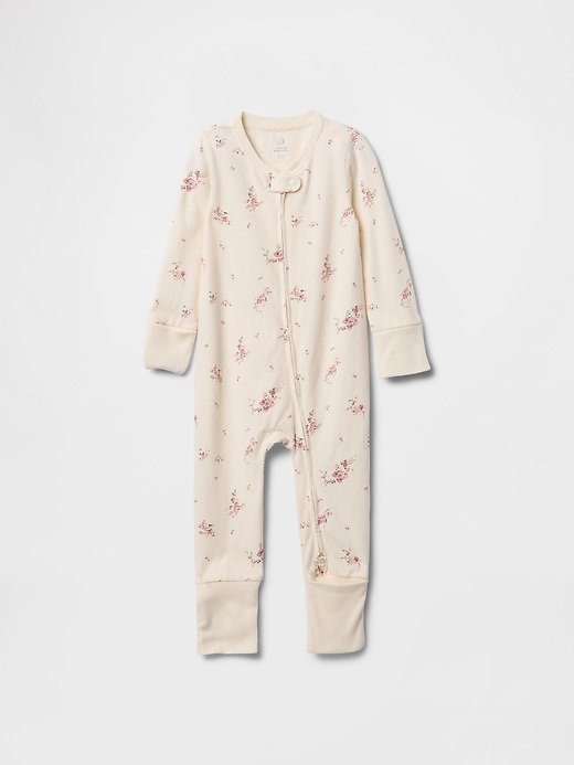 Image number 4 showing, Baby Organic Cotton Convertible One-Piece