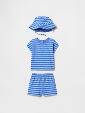 Baby Organic Cotton Three-Piece Outfit Set
