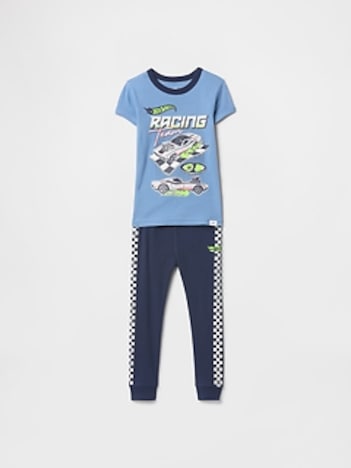 Baby & Toddler Organic Brushed Cotton Hot Wheels PJ Set