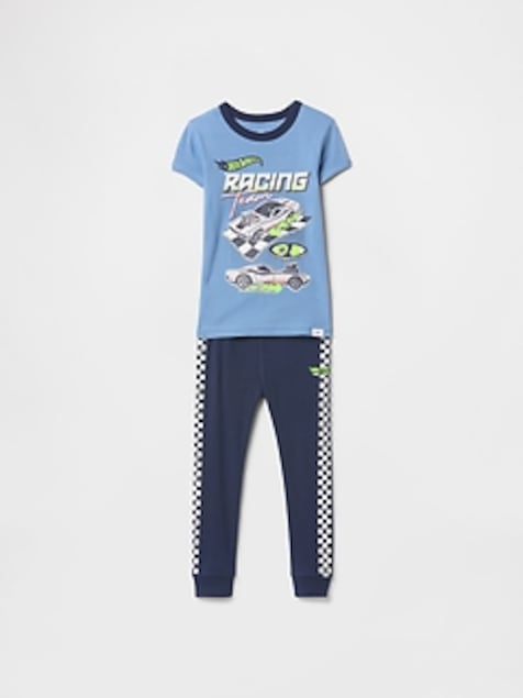 Baby & Toddler Organic Brushed Cotton Hot Wheels PJ Set