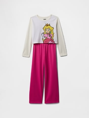 Kids Princess Peach Cropped PJ Set