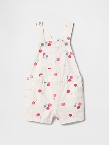 Baby & Toddler Denim Cherry Shortalls