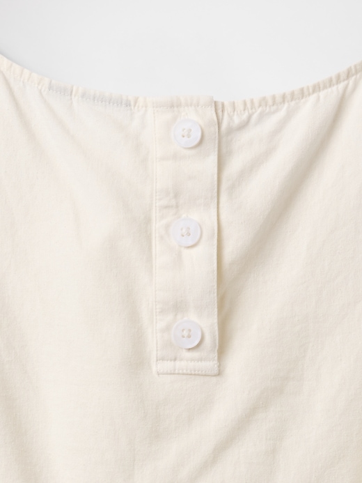 Image number 4 showing, Linen-Blend Crop Shell Tank Top