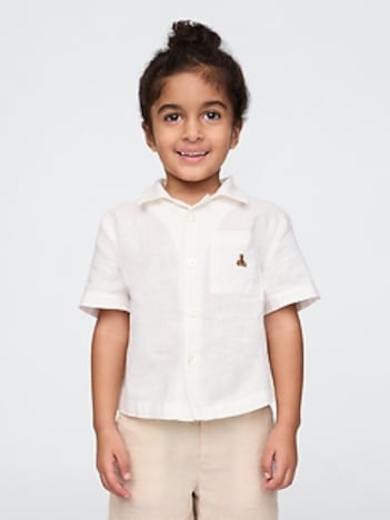 Baby & Toddler Linen-Cotton Cabana Shirt