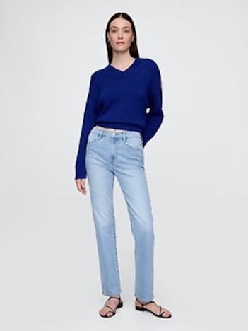 High Rise '90s Straight Jeans