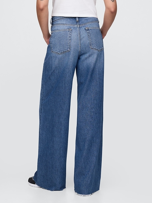 Image number 4 showing, Mid Rise UltraSoft Baggy Jeans